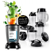 GOURMETmaxx Mr. Magic Power Pro Standmixer Zubehörset XL grau