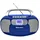 Roadstar Radio-Tonbandgerät Roadstar, RCR-4635UMPBL,PLL FM,CD MP3,USB,AUX-Eingang, blau