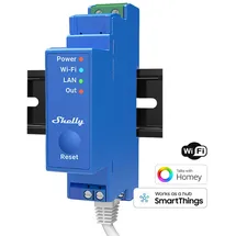 Shelly Pro 1 Hutschienenrelais Bluetooth, Wi-Fi
