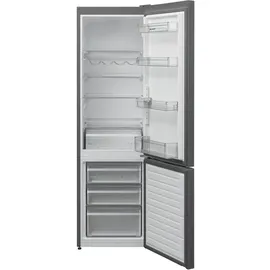 Sharp Kühl-Gefrierkombination SJ-FBB05DTXLD-EU/Breite 54 cm/Kühlteil 204 L/Gefrierteil 84 L/NanoFrost-Technologie/AdaptiFresh-Schubfach/Inox Look