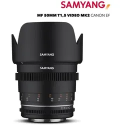 Samyang MF 50mm T1,5 VDSLR MK2 Canon EF