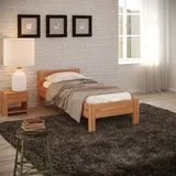 Krok Wood Seniorenbett SiSi aus Massivholz in Buche 120 x 200 cm - Naturbelassen