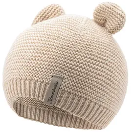 Sterntaler Strickmütze Ohren Beige 39 cm