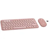 Logitech Pebble 2 Combo - US QWERTY-Layout, Rosa