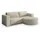 masseno ECKSOFA SORELA P R-S Creme Kordstoff mit Schlaffunktion