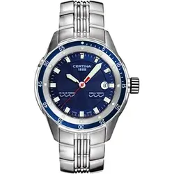 Certina Herren Quarz Kollektion DS Blue Ribbon C007.410.11.041.00 - blau,silber - 43mm