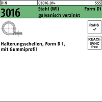 Industrial Quality Supplies DIN 301 Halterungsschelle St. D1 8