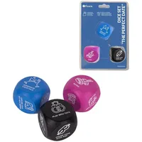 Fisura – Würfelspiel für Paare. Date-Nacht Würfelspiel. 3 Holz-Würfel für EIN Romantisches Date. Originelles Geschenk für Spiele zu zweit. Beutel inklusive, Treffen