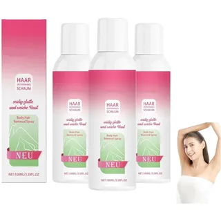 Body Haarentfernung Schaum, 2025 Neu Haarentfernungsschaum, Körperhaarentfernungs-Spray für Frauen Männer Haarentfernungs Mousse Body Premium Enthaarungsschaum Keine Hautirritationen (3)