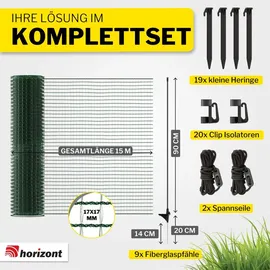 Horizont Begrenzungszaun FLEX 25 m x 90 cm Grün