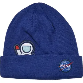 Mister Tee NASA Embroidery Beanie Blau L/XL