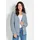 GOLDNER Langarm Strickjacke mit V-Ausschnitt Blau 50