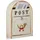 Relaxdays Briefkasten antik beige