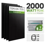 Tepto 2000W Balkonkraftwerk MaxPower mit 1 kWh Speicher