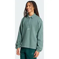 Adidas All SZN French Terry Washed Half-Zip Pullover khakigrün