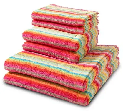 CaWö Handtuch-Set Lifestyle Baumwolle Bunt