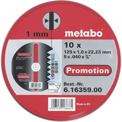 Metabowerke Trennscheibe 616359000 (VE10)