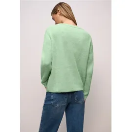 STREET ONE Chenille Pullover Grün 34