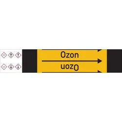 Rohrleitungskennzeichnung, Ozon - 33000x105 mm Folie selbstklebend