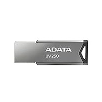 ADATA UV250 32GB USB-Flash-Laufwerk USB Type-A 2.0 Silber – USB-Flash-Laufwerke (32 GB, USB Type-A, 2.0, ohne Kappe, 5,6 g, Silber)