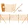 Tetzner & Jentzsch Rollzaun 30 m x 90 cm Beige/Haselnuss