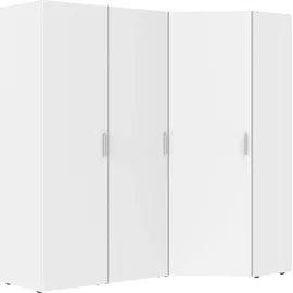 WIMEX Münster Schranksystem 50 x 185 x 54 cm Weiß