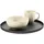 BLOMUS Tablett Peasy Ø 30 cm Edelstahl Schwarz S (Small)