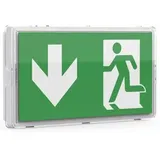 enovalite Notleuchte ELED200104-8H, LED, mit Akku, inkl. 4 Richtungsangaben, IP65 außen