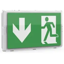 enovalite Notleuchte ELED200104-8H, LED, mit Akku, inkl. 4 Richtungsangaben, IP65 außen