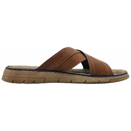 Tom Tailor Flacher Slipper Herren Cognac 41