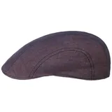 Stetson Madison Leinen Flatcap - Flat Cap aus Leinen Herren/Damen - Gefütterte Leinencap - Schirmmütze Frühjahr/Sommer - Sommercap Pflaume 58 cm - 58