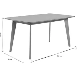 miliboo Leena 150 x 76 x 90 cm Eiche hell