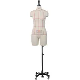 sdneNest Schneiderpuppe in Übergröße, für Damen, halbe Skala, Schneiderpuppe, weiblicher Torso, Schneidermodell zum Nähen von Kleidung, Mädchen, schöne Landschaft, weiß, groß