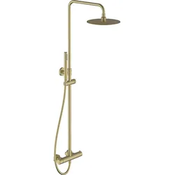 Brause-System Comallo 2.0 mit Thermostat Soft Brass (Ausführung: Brause-System Comallo 2.0 Soft Brass)