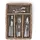 Zeller Besteckkorb 35 x 25 x 7 cm 1-tlg. braun
