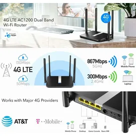 Cudy LT500 AC1200 Wi-Fi Mesh 4G LTE Cat4