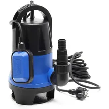 Wiltec Schmutzwasserpumpe 1100 W 15000 l/h Tauchpumpe Gartenpumpe Brunnenpumpe Entwässerungspumpe