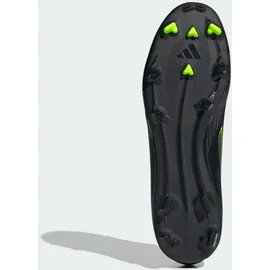 adidas F50 League FG/MG Herren Core Black/Iron Metallic/Lucid Lemon 44 2/3