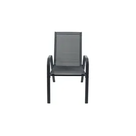 Möbel Kraft Gartenstuhl 56 x 73 x 89 cm grau 6 St.