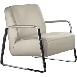 W.Schillig Cocktailsessel "quadroo Designsessel, Loungesessel", grau (eisgrau z59), B:65cm H:82cm T:82cm, Velourgewebe V41 (100% Polyester);Longlife Xtra-Leder Z59 - Glattleder;Longlife Xtra-Leder Z73 - Glattleder;Stoff S37 (100% Polyester): Luxus-Microfaser in