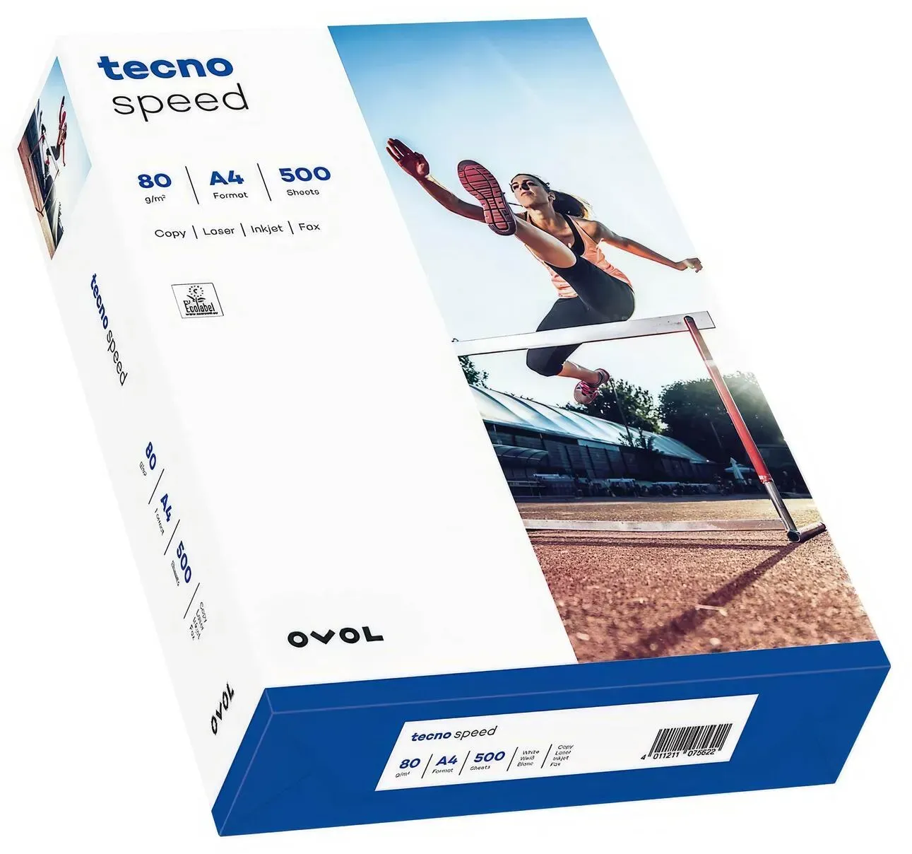 TECNO SPEED Office Kopierpapier Druckpapier DIN A4, 80 g/m2, 500 Blatt