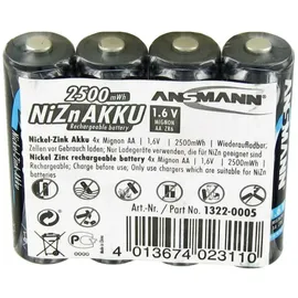 Ansmann NiZn Mignon AA (4 St.)