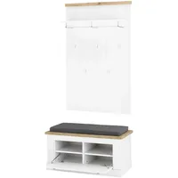 Home Affaire Garderoben-Set »WESTMINSTER BESTSELLER", (2 St., Schuhbank, Wandpaneel),