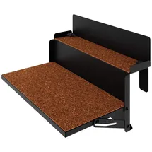 letti moderni Balkontisch – hängend – LEVIRA – Modell 48 – Metall – Schwarz – 48x35x29 cm