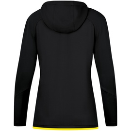 Jako Challenge Trainingsjacke mit Kapuze Damen schwarz/citro 42