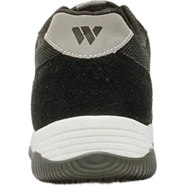 wellbe Sydney Black/White (schwarz) - sportlicher Schnürschuh - Damenschuhe Top Trends, Schwarz, leder/textil (leicht wasserabweisend) für Damen, schwarz, Größe 36 EU