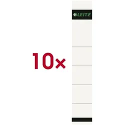 Leitz Ordner-Rückenschilder zum Einstecken »1608« grau, 5 cm