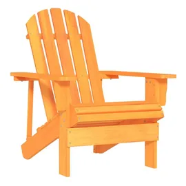 vidaXL Adirondack-Gartenstuhl Massivholz Tanne Orange