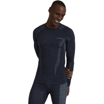 Falke Wool Tech langarm Unterhemd Herren 6116 space blue XL