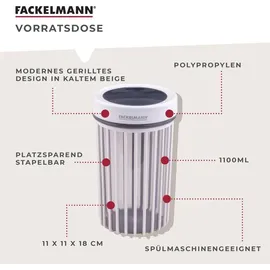 Fackelmann Vorratsdose gerillt 1100 ml 4 St.